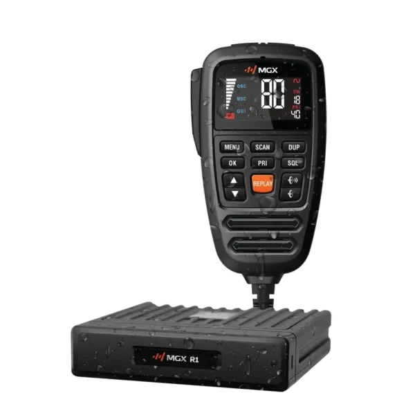 MGX R1 MGX IP67 REMOTE MIC 12/24V UHF/LMR HYBRID CB RADIO